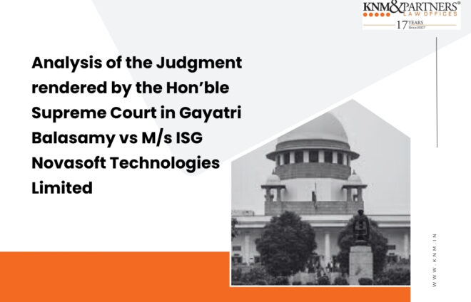 Gayatri Balasamy vs Ms ISG Novasoft Technologies Limited