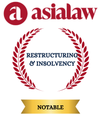 Notable for Restructuring & Insolvency by Asia Law Business